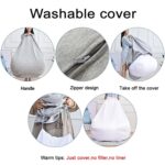 Funda de tela para silla Lazy Sofa Bean Bag, 100 x 120cm - Imagen 6
