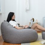 Funda de tela para silla Lazy Sofa Bean Bag, 100 x 120cm - Imagen 7