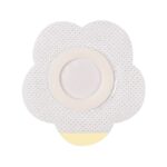 100 PCS 043 Pegatinas no tejidas Herida Anti-filtración Parche medicinal de tres voltios, 7x7x3cm (Plum Shape) - Imagen 2