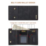 DG.MING Serie M1 Cartera multitarjeta de 3 pliegues - Imagen 6