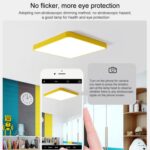 Plafón LED Macaron cuadrado, luz blanca, 30cm - Imagen 5
