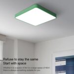 Plafón LED Macaron cuadrado, luz blanca, 30cm - Imagen 6