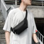 FEIHADUN cxs-321 Riñonera de tela Oxford ajustable, tamaño: 32 x 12 x 6 cm, cxs-321 (Grey) - Imagen 6