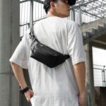 FEIHADUN cxs-321 Riñonera de tela Oxford ajustable, tamaño: 32 x 12 x 6 cm, cxs-321 (Black) - Imagen 7