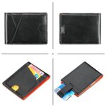 9653SN Cartera antirrobo RFID de dos pliegues para hombres y mujeres con bolsillo frontal en forma de Y - Imagen 2