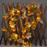 Cadena de luces LED decorativas de 2 m y 10 luces, Maple Leaf - Imagen 5