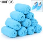 100 PCS 400g Cubrezapatos desechables Piso de limpieza interior Espesar Cubrezapatos de tela no tejida, Fabric Overshoes