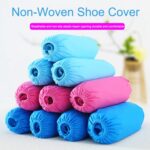 100 PCS 400g Cubrezapatos desechables Piso de limpieza interior Espesar Cubrezapatos de tela no tejida, Fabric Overshoes - Imagen 6