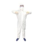 Impermeable desechable SF película transpirable no tejida traje de aislamiento siamés ropa segura, 155cm / XS, 160cm / S, 165cm / M, 170cm / L, 175cm / XL, 180cm / XXL, 185cm / XXXL, 190cm / XXXXL