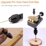 Precisión Pin Vise Mini Twist Drill Bits Juego de taladro manual, 8011 - Imagen 7