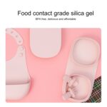 Cuenco de comida complementaria plegable de silicona portátil al aire libre - Imagen 2