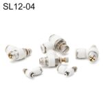 LAIZE SL Válvula de mariposa Codo Conector rápido neumático, SL12-04