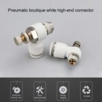 LAIZE SL Válvula de mariposa Codo Conector rápido neumático, SL12-04 - Imagen 3