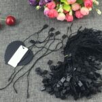 2 paquetes (1 paquete de 1000 PCS) Etiqueta de ropa Cuerda CottonUniversal Plastic Square Hanging Tablets - Imagen 3