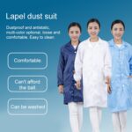 Ropa a prueba de polvo de la raya azul antiestática de la ropa libre de polvo de la fábrica electrónica, XXL - Imagen 6