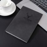 Cuaderno de cuero para negocios A5, Bloc de notas para oficina, cuaderno para estudiantes, 200 Pages x 1
