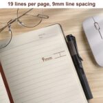 Cuaderno de cuero para negocios A5, Bloc de notas para oficina, cuaderno para estudiantes, 200 Pages x 1 - Imagen 2
