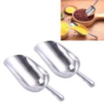Pala multifuncional de acero inoxidable de 2 uds., pala de hielo de aleación de aluminio, pala de té para alimentos, cuchara de té, S, M, L, XL