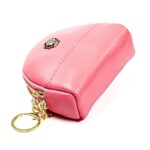 2027 Cartera de cuero con cremallera para mujer Monedero Bolso pequeño de concha de dos bolsillos - Imagen 2