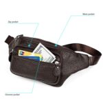 6030 Bolso bandolera de cuero para exteriores con un solo hombro Deportes Bolso multifuncional para la cintura del teléfono - Imagen 6