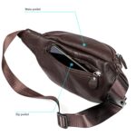 6030 Bolso bandolera de cuero para exteriores con un solo hombro Deportes Bolso multifuncional para la cintura del teléfono - Imagen 7