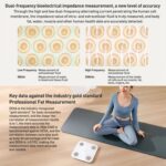 Báscula de grasa corporal Original Xiaomi Mijia Smart Home S400 BT5.0 pantalla LED Medición de doble frecuencia, Body Fat Scale S400 - Imagen 3