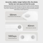 Báscula de grasa corporal Original Xiaomi Mijia Smart Home S400 BT5.0 pantalla LED Medición de doble frecuencia, Body Fat Scale S400 - Imagen 6