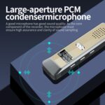 Mini grabadora de voz portátil JNN Q7 con pantalla OLED, 32GB - Imagen 6
