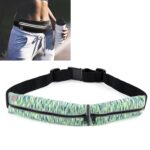 YS13 Deporte al aire libre Riñonera impermeable Invisible Antirrobo Bolsa de almacenamiento para teléfono móvil con orificio para auriculares, with Earphone Hole