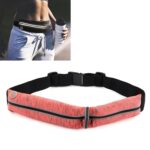 YS13 Deporte al aire libre Riñonera impermeable Invisible Antirrobo Bolsa de almacenamiento para teléfono móvil con orificio para auriculares, without Earphone Hole