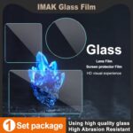 Protector de pantalla de vidrio templado imak con película para lente de cámara, For DJI Osmo Action 6 - Imagen 4
