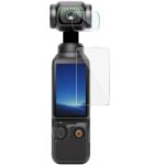 Protector de pantalla de vidrio templado imak con película para lente de cámara, For DJI Osmo Action 6