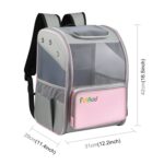 FUNADD Mochila para mascotas plegable y transpirable, bolsa para gatos con hombros al aire libre, Pet Backpack - Imagen 2