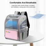 FUNADD Mochila para mascotas plegable y transpirable, bolsa para gatos con hombros al aire libre, Pet Backpack - Imagen 5