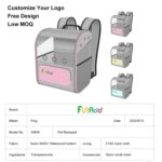 FUNADD Mochila para mascotas plegable y transpirable, bolsa para gatos con hombros al aire libre, Pet Backpack - Imagen 10