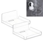 YX007 Paquete de 2 soportes para colgar en la pared de acrílico