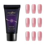 Pegamento para uñas de 30g, pegamento de extensión rápida para manicura artística, Gel indoloro, crema de fototerapia extraíble para uñas extendidas