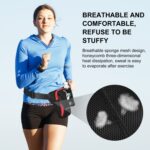 HAWEEL Multi-función Deportes Fitness Botella de agua Riñonera, Bottle Waist Bag - Imagen 6