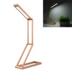 Lámpara de escritorio LED 3W plegable ajuste USB carga protección ocular lámpara de mesa