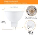 Foco LED MR16 5W 8 LED SMD 2835, CA / CC 12 V (blanco cálido) - Imagen 5