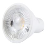Foco LED GU10 5W 8 LED SMD 2835 3000K regulable, CA 220V (blanco cálido)