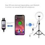 PULUZ 11,8 pulgadas, 30 cm, luz RGB, 1,1 m, montaje en trípode, anillo LED regulable, Vlogging, selfie, fotografía, luces de vídeo, kits de transmisión en vivo con zapata fría, rótula de bola de trípode y abrazadera para teléfono, 12 inch RGB+Tripod(EU... - Imagen 5