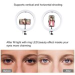 PULUZ 11,8 pulgadas, 30 cm, luz RGB, 1,1 m, montaje en trípode, anillo LED regulable, Vlogging, selfie, fotografía, luces de vídeo, kits de transmisión en vivo con zapata fría, rótula de bola de trípode y abrazadera para teléfono, 12 inch RGB+Tripod(EU... - Imagen 10