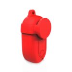 Funda de silicona para cámara Insta360 GO 3 PULUZ con tapa de lente, Silicone Case with Lens Cover (Red)