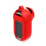 Funda de silicona para cámara Insta360 GO 3 PULUZ con tapa de lente, Silicone Case with Lens Cover (Red) - Imagen 3