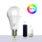 7W E27 RGBCW WIFI LED bombilla inteligente luz domótica inalámbrica inteligente