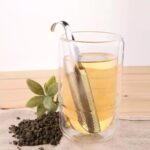 Colador de té de acero inoxidable LScook Infusor de té con un diseño increíble y un soporte agradable al tacto. Incluye cuchara infusora y filtro. - Imagen 6