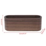 20 PCS mesa de madera tarjeta de visita soporte de exhibición titular de notas caja de almacenamiento organizador, Elm color - Imagen 2