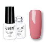 ROSALIND Juego de esmaltes en gel UV Semi permanente Primer capa superior Poly Gel Barniz Nail Art Manicura Gel, Capacidad: 7 ml, 2458