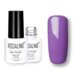 ROSALIND Juego de esmaltes en gel UV Semi permanente Primer capa superior Poly Gel Barniz Nail Art Manicura Gel, Capacidad: 7 ml, 2555